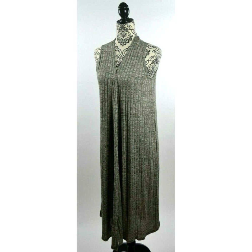 LULAROE - Women's "Joy" Long Vest, Size Small, Color Gray